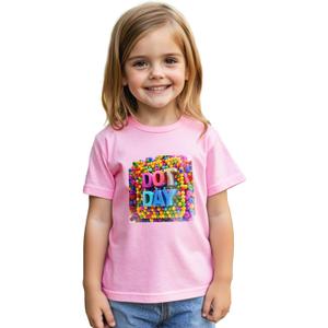 Dot Day Shirt Kids Boys Girls Toddler Happy International Dot Day Shirts Polka Dot T-Shirt 2025 Short Sleeve Tops Tee 2T-8Y