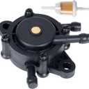 BlueStars 72873G01 High-Performance Fuel Pump - for EZGO Gas Golf Cart 295cc 350cc Robin 4-cycle engine, Kawasaki FE290 FE350 TXT RXV ST Medalist Workhorse, Club Car, Yamaha G16-G19 G20 G22 G29