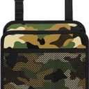 Camouflage Car Seat Organizer for Men, Waterproof Backseat Storage Bag with Multi-Pockets, Heavy-Duty Tactical Gear for Truck SUV Off-Road Travel Accessories