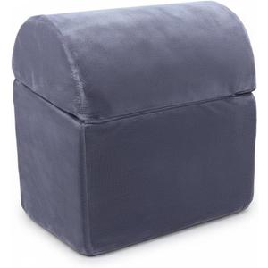 Adjustable Foot Rest for Under Desk - 3-in-1 Ergonomic Foot Stool with Zipper Connection, Height Adjustable for Office, Home & Gaming (Gray)