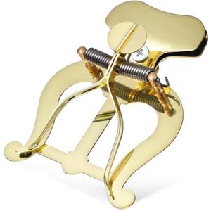 3 x Milisten Trombone Lyre Clip on Flip Folder Marching Band Music Flip Folder Holder Secure Clamp for Sheet Music 4.33X3.26X1.37In