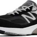 New Balance Men's Made in USA 990v6 Sneakers (10, Black)