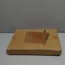 wishacc Bamboo Book Stand, Adjustable Book Holder Tray and Page Paper Clips-Cookbook Reading Desk Portable Stable Hard-Wearing Lightweight Bookstand-Textbooks Books