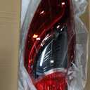 Auto Dynasty Rear Outer Tail Lights Brake Lamps Compatible with 2013-2016 Mazda CX-5, Driver Left Side, Chrome Housing Red Lens MA2804111 (Left / Driver Side)