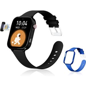 4G Kids Watch, Smart Watch for Kid GPS Tracker with SIM Card, Texting, Camera, Two-Way Calling, School Mode, SOS, Games, Best for Children Aged 3-12, Ideal Gift for Kids
