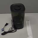 Humidifiers for Bedroom, 2.0L Cool Mist Humidifier for Home Plant and Baby Nursery, Quiet Ultrasonic Humidifier with 360 Nozzle, Auto Shut-Off, Filterless, Black