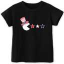 4th of July Toddler Baby Boys Girls T-Shirt Kids Funny Letters Print Patriotic Cotton Independence Day Top Size 120