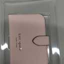 kate spade new york Morgan Magnetic Phone Wallet/Card Holder - Compatible with MagSafe Phones and Cases - Chalk Pink