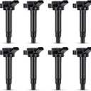 UF230 Ignition Coil Pack Compatible with Toyota Tundra Sequoia LandCruiser 4Runner/Lexus GS430 GX470 LS430 LX470 LX570 SC430 V8 Replaces#C1173 UF493 5C1196 90919-02230 90919-02259(set of 8)