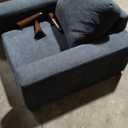 Emerald Home Heath Navy Blue Accent Chair, 29" H x 30" W x 37" L