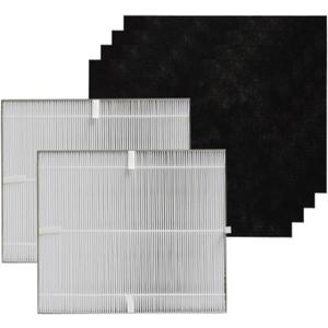 PUREBURG MD1-0022 MD1-0023 Replacement Filter Compatible with Vornado AC300 AC350 AC500 AC550 PCO200 PCO300 PCO500 PCO375DC PCO575DC Air Purifiers,2-Pack H13 HEPA