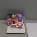 Birthday Card, Musical Pop Up Greeting Cards w Light, Blow Out Candle & Play Happy B-day Music Pop Up Card, Greeting Cards Gifts for Him or Her (Birthday Song, Presidential Blessings & Surprise)