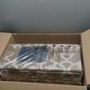 HEBE Outdoor Rug Waterproof 9x12, Plastic Straw Rug Camping Rug, Reversible Outdoor Patio Rugs RV Mat Clearance, Indoor Outside Floor Carpet for Porch,Deck,Camper,Balcony,Backyard (Beige)