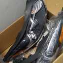 Headlights Assembly Fit for 2017-2022 Ki-a Sportage LX/EX/SX/Nightfal, [LED DRL] Passenger & Driver Side Halogen Headlamp with Bulbs, OEM# 92101-D9110 92102-D9110, 1 Pair