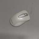 memzuoix 2.4G Wireless Mouse, 1400 DPI Computer Mice with USB Receiver, Portable Wireless USB Mouse Battery Powered Cordless Mice for Laptop, PC, Desktop, 5 Buttons (White)
