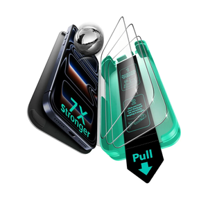 ESR 3 Pack 9H+ Glass for iPhone 17 Pro Max Screen Protector, [Military-Grade Shatterproof], with AR Anti-Reflective Technology, Armorite Ultra-Tough Tempered Glass with Ultra Fit Tray