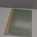 AHGXG Lined Spiral Journal Notebook for Women Men, 8.5" x 11", A4 Large, College Ruled, Hardcover Leather, 100 GSM Paper, Notebooks for Work School Note Taking Writing, Sage Green