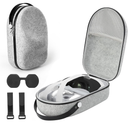 Hard Carrying Case Compatible with Quest 3 VR Gaming Headset and Touch Controllers, VR Accessories Suitable for Travel and Home Storage (Gray)