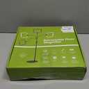 Hands-Free Floor Magnifying Glass with Light and Stand 48-LEDs Lighted Magnifying Lamp with 360 Flexible Gooseneck for Reading Close Work Repair Crafts