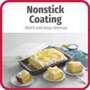 GoodCook Set of 4 Nonstick Steel 13" x 9" Cake Baking Pans with Covers, Gray