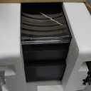 Vinyl Record Player with Speakers,Bluetooth Portable Turntable for Vinyl Records,Phonograph LP Player with 3 Speed USB RCA in Vintage Black