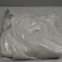 RYB HOME Door Curtain for Door Window 80 inch - Privacy Front/Tricia/Patio French Door Window Curtains Sidelight Curtain Tie up Shade, W34 x L80 inch, Natural, 1 Panel