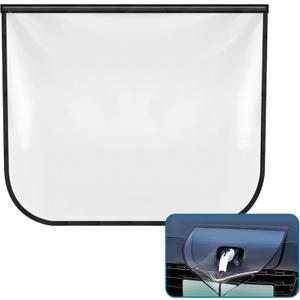 EV Charger Port Cover, Strong Magnetic, Waterproof Rainproof Snowproof Dustproof & Durable, All-Weather Protection, Suitable for All Steel-Bodied Electric Vehicles (Classic)