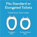 Carex Toilet Seat Riser, 5.5 Inch, Toilet Seat Risers for Seniors, Raised Toilet Seat, Supports 300lbs, Slip-Resistant, Toilet Riser, Elevated Toilet Seats