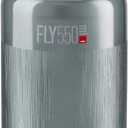 ELITE Fly Tex Cycling Water Bottle 550ml Clear Smoke Ultra-Lightweight, BPA-Free, Easy-Squeeze Sports Bottle for Road, MTB & Gravel