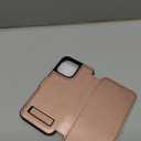for iPhone 15 Pro Max Wallet Case with Stand,PU Leather Flip Credit Card Holder Slots (RFID Blocking),Compatible with Magsafe Magnetic Holder Phone Cover Women Men,Rose Gold