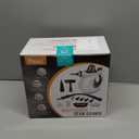 Pressurized Handheld Multi-Surface Natural Steam Cleaner with 12 pcs Accessories, Multi-Purpose Steamer for Home Use, Steamer for Cleaning Floor, Upholstery, Grout and Car (Grey)