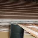JBER Acoustical Wall Panels - 6 PCS 23.6 X 23.6 Inches Wood-Pattern Printing Sound Absorbing Panels, Large Self-Adhesive Decorative Soundproof Wall Panels for Studio,Home & Living Room(Teak), 72"48"