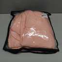 yescool Weighted Blanket 5 Pounds Cooling Weighted Lap Blanket,Heavy Blanket for Sleeping, Breathable Weighted Throw Blanket Gifts for 40-60lbs, 36"x48", Pink Plaid