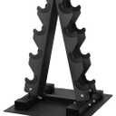 Fitvids A-Frame Dumbbell Weight Rack, Vertical Storage Rack for Dumbbells, Weight Stand Only for Home Gym Space Saver