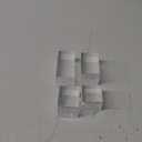 Clear Square Acrylic Plexiglass Plastic Cubes Rod Peg 4 pack
