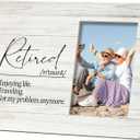 SRADMO Retired Definition Picture Frame,Happy Retirement 108 inch Tabletop Photo Frame Frames for Coworker Boss Women Men Teachers Nurse Mom,Going Away Gifts for Boss,Retirement Appreciation Gifts