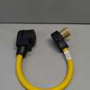 S7 220 Adapter Plug,20Inch 250V 10-30P to 6-50R Heavy Duty 30 Amp(Dryer Male) Plug to 50 Amp (Welder) Socket Adapter Cable