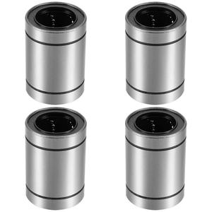 HiPicco Linear Ball Bearings, LM25UU 25mm Linear Motion Bushing Double Side Rubber Sealed Rod Liner Shaft Parts for CNC Machine 3D Printer 4 Pack