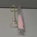 Paris Hilton Electric Handheld Milk Frother with Double Coil Head Whisk and Gold Metal Stand, Battery Powered (2 AA Batteries Required but Not Included), Pink