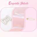 2 x Bride To Be Sash and Veil Set, Pearl Embellished Bride Sash for Bachelorette Party, White Wedding Essentials Accessories