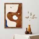 Picrit 16x24 Picture Frame, Photo Frame for Wall Mounting Display, Brown
