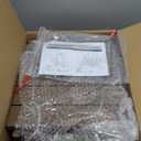 SERWALL Shower Bench, 18" Shower Stool for Inside Shower, HDPE Waterproof Shower Seats for Adults with Storage Shelf & Handles, 360 lbs Capacity- Brown