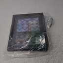 LUCKYLIFE 8x10 Picture Frame Black Wood with Double Mat for Tabletop or Wall, Set of 2