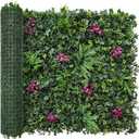 Artificial Hedge Panels Greenery Wall: 40''x120'' UV-Anti Grass Wall Backdrop Privacy Fence Screen, Faux Plant Panels for Outdoor Indoor Patio, Birthday, Wedding Green Decor