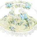 17cm Doll Clothes Set & Outfit Set for 17cm Dolls - Premium Fashion Dresses with Accessories, Luxury Chic Doll Clothing & Style Bundle Tartan Blue