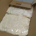 Holiday Ideas Cocktail Table Covers, 4 Pack - Fitted Stretch Spandex Square Corners Cocktail Tablecloths (Butter Cream, Fit for 30"-32" Diameter x 43" Height Tables)