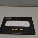 GATERON Plate Mounted V2 Stabilizer for 60% Mechanical Keyboard Satellite Switch 7U 6.25U 2U(Silver)