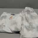 PRETTYGARDEN Women's Two Piece Loungewear Fall Casual Long Sleeve Tops Jogger Pants Pajama Sets Matching Outfits Clothing (Large, Khaki)