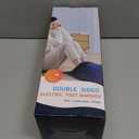 Electric Foot Warmer with Dual Heating Elements & Full Surround; Foot Warmers for feet with Fast Heating & Auto Shut Off; 9 Heat Settings & Machine Washable; Portable for Office, Home (Navy)