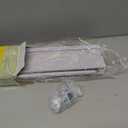 Cordless Light Filtering Mini Blind, 25 x 64 in, Pearl White